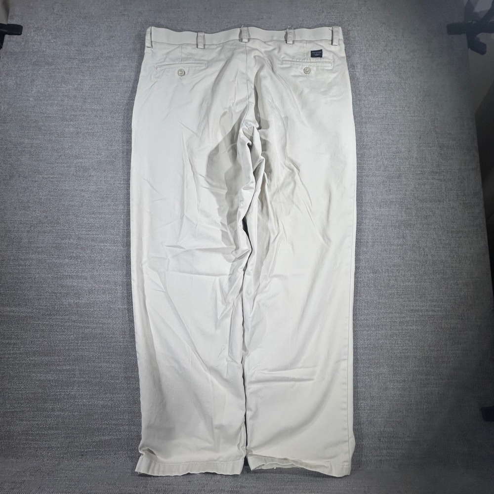 Dockers Chino Pants Mens 40x32 Beige Good Pleated Individual Fit Cotton